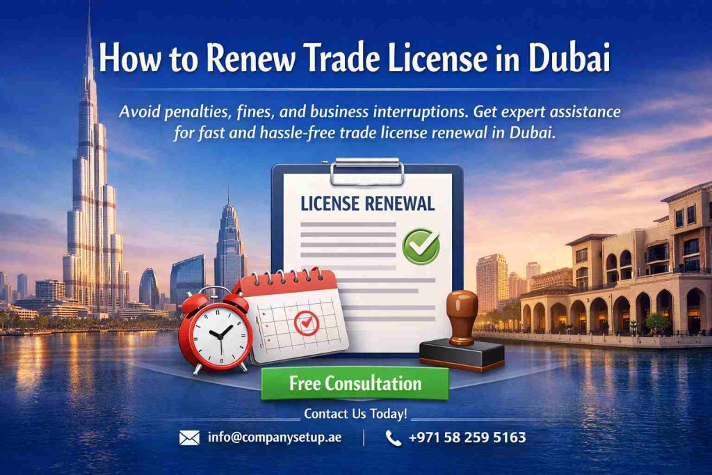 Renew Trade License in Dubai