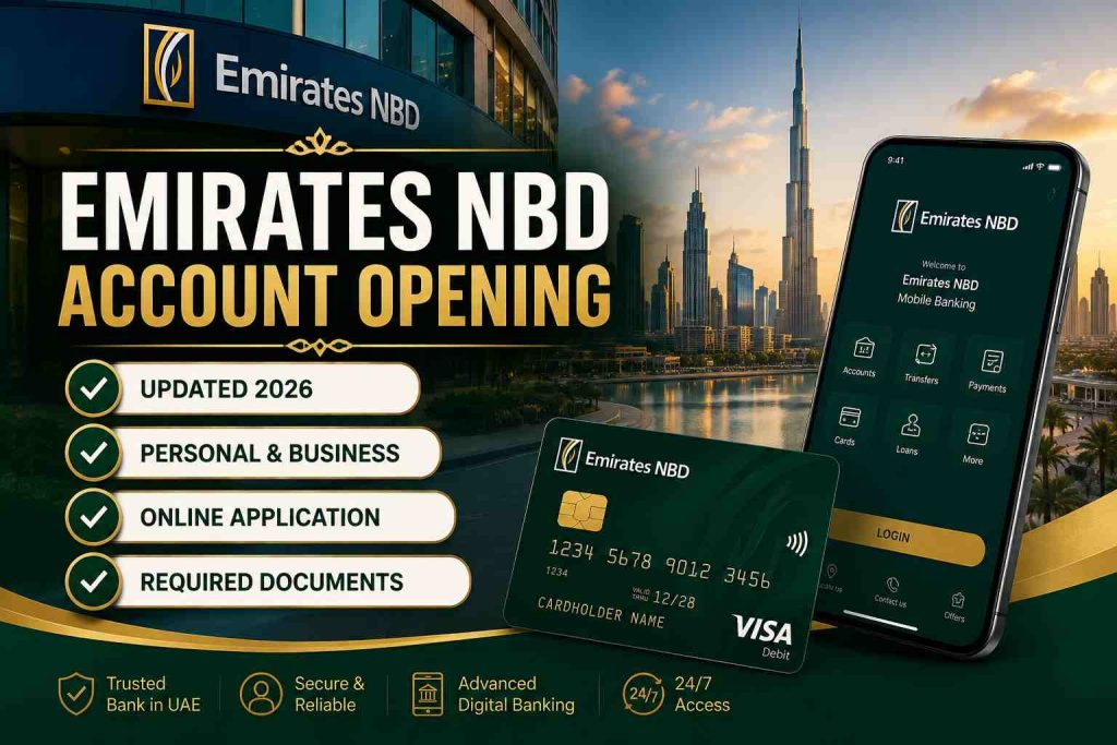 Emirates NBD Account Opening UAE
