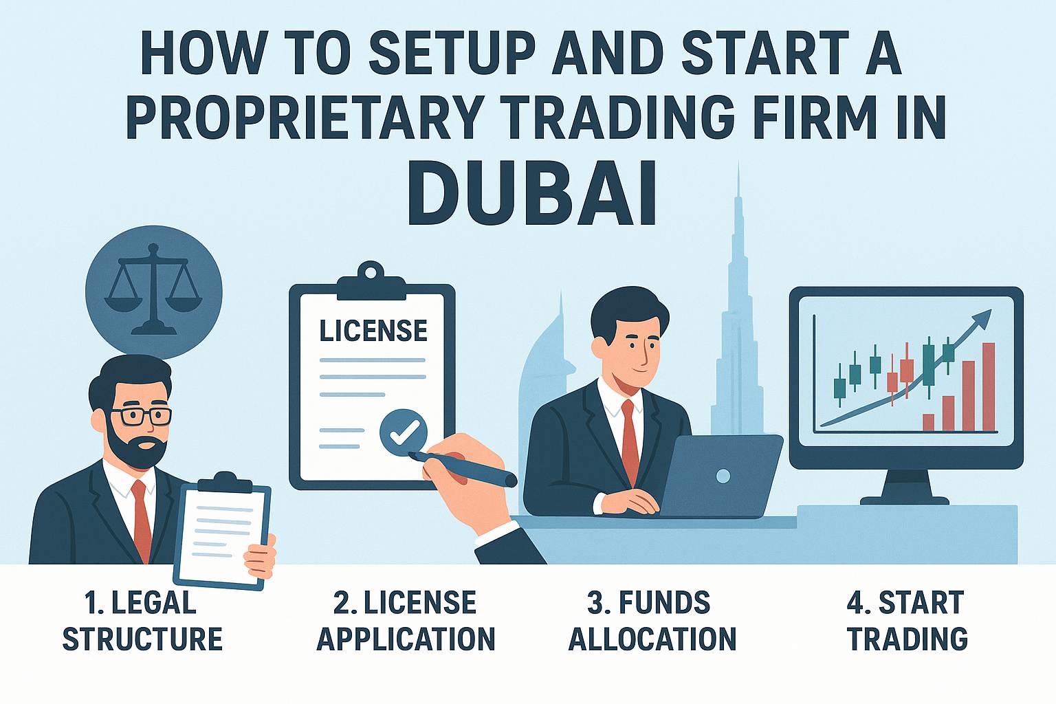 How to Setup and Start a Proprietary Trading Firm in Dubai
