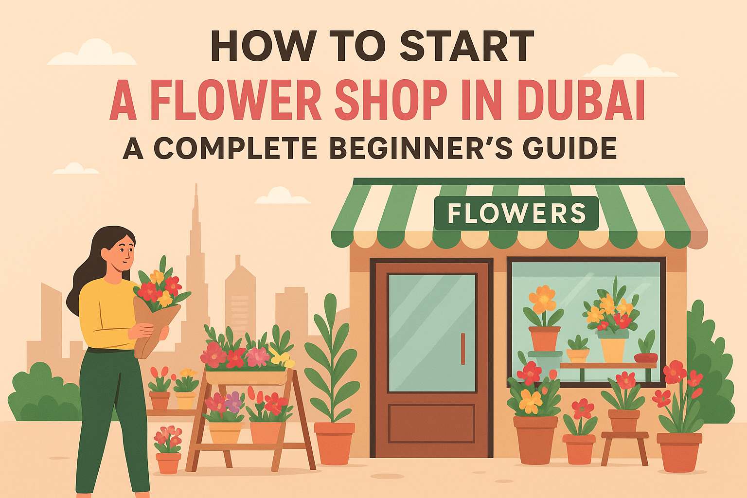 How to Start a Flower Shop in Dubai: A Complete Beginner’s Guide