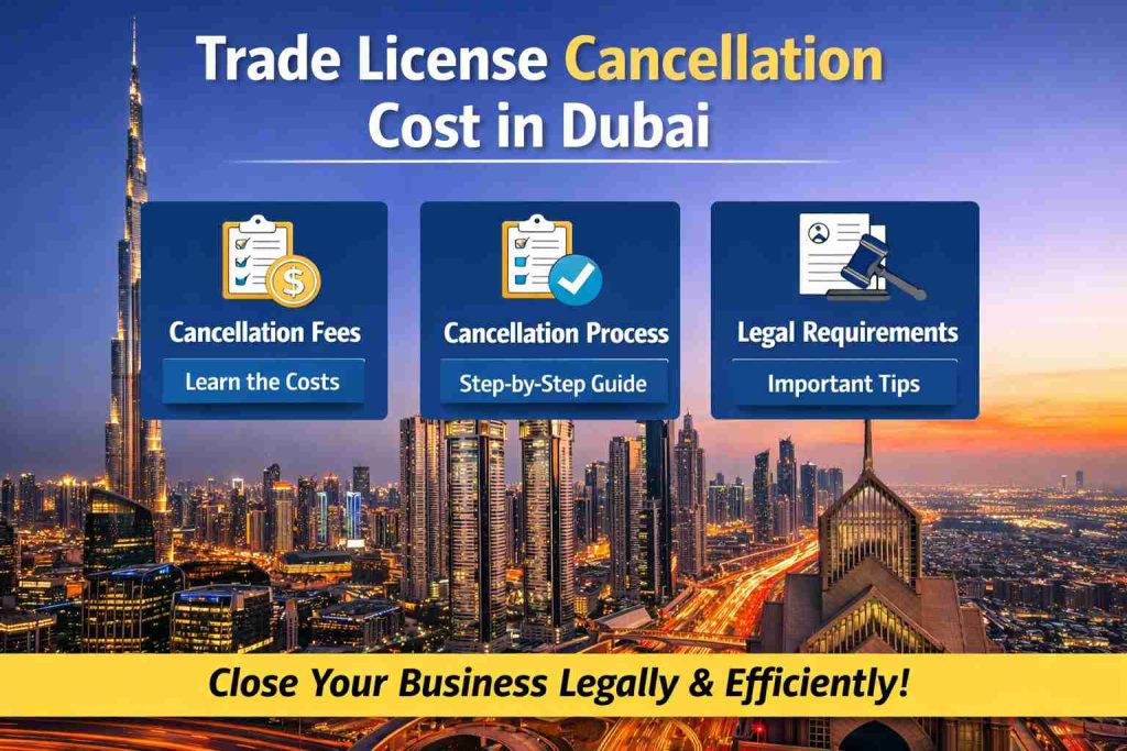 Trade License Cancellation Cost in Dubai
