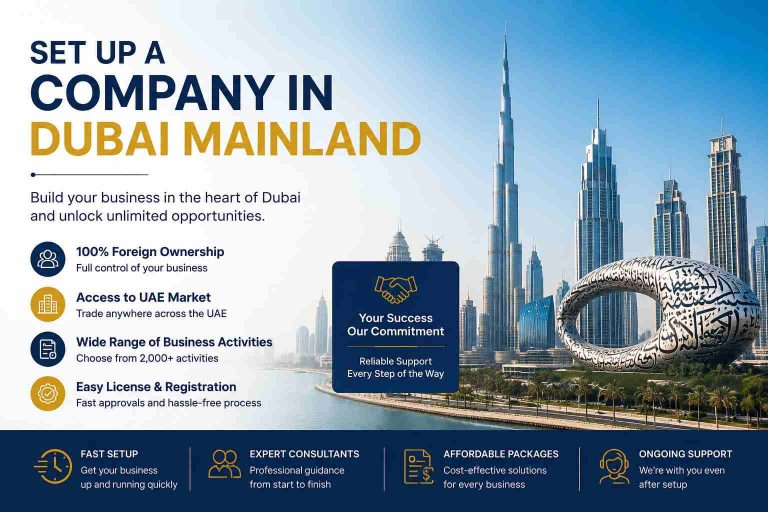 Set Up a Company in Dubai Mainland