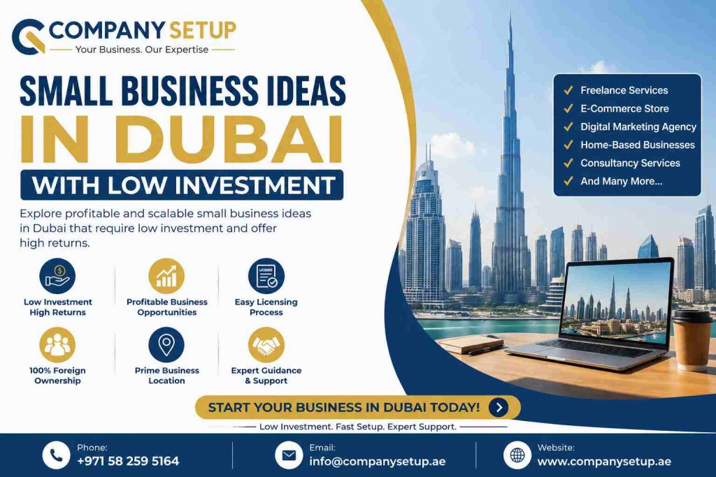 Small Business Ideas in Dubai With Low Investment