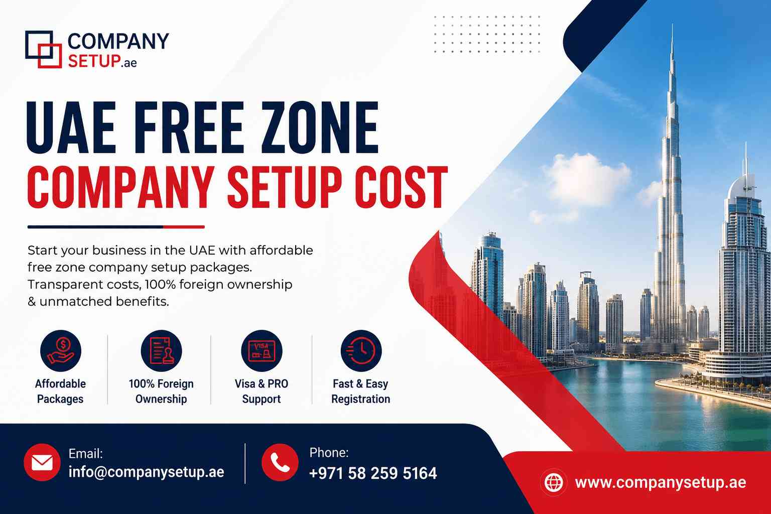 UAE Free Zone Company Setup Cost: Complete Pricing Guide 2026