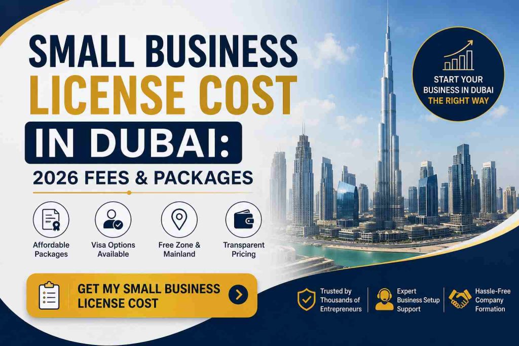 Small Business License Cost in Dubai